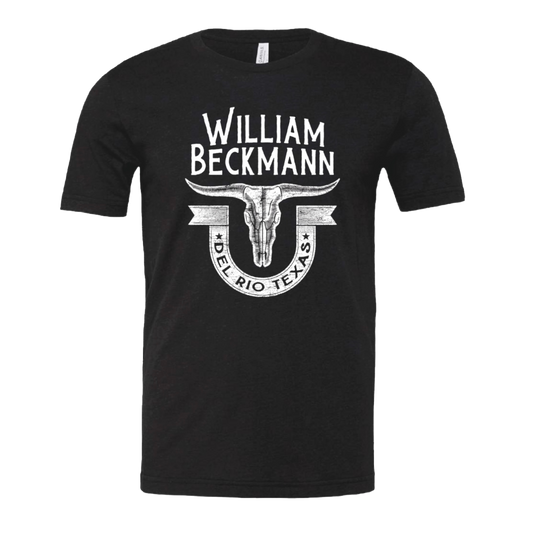 Heathered Black WB Skull Tee